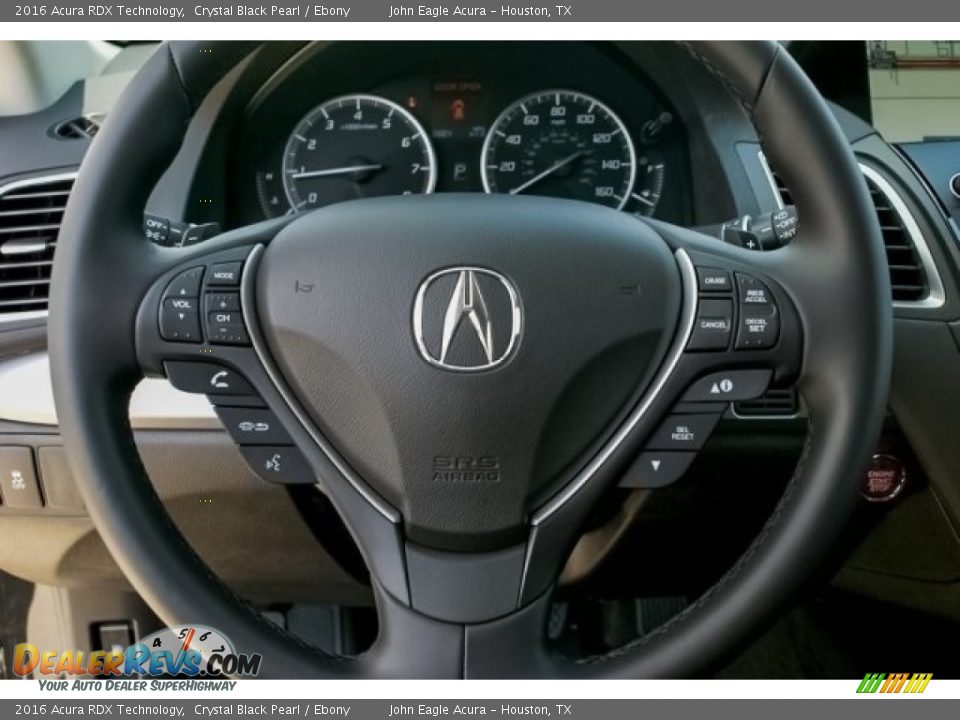 2016 Acura RDX Technology Crystal Black Pearl / Ebony Photo #30