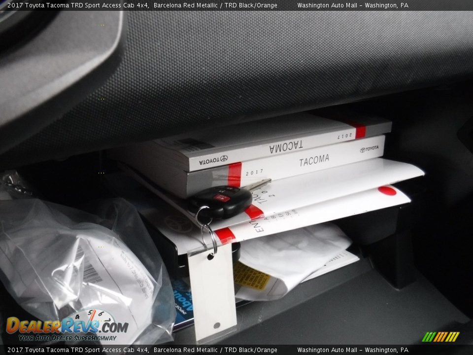2017 Toyota Tacoma TRD Sport Access Cab 4x4 Barcelona Red Metallic / TRD Black/Orange Photo #28