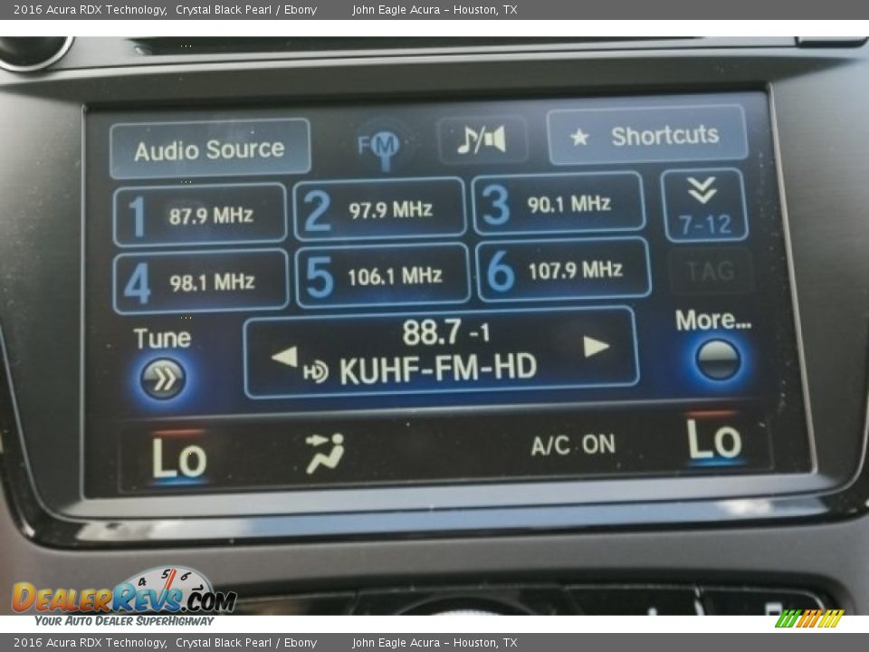 2016 Acura RDX Technology Crystal Black Pearl / Ebony Photo #34