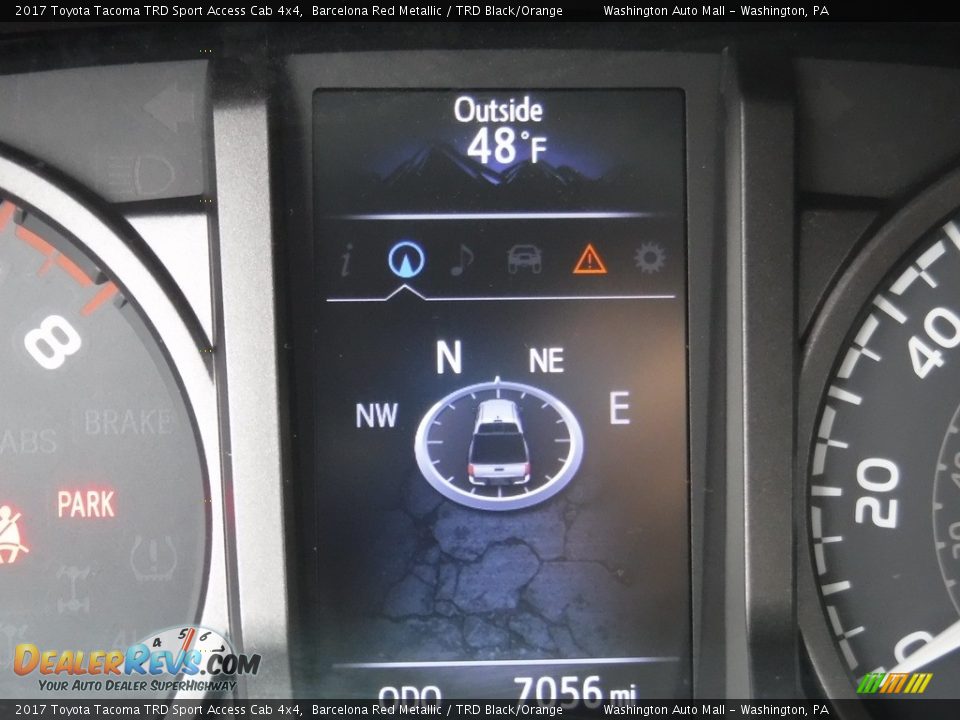2017 Toyota Tacoma TRD Sport Access Cab 4x4 Barcelona Red Metallic / TRD Black/Orange Photo #30