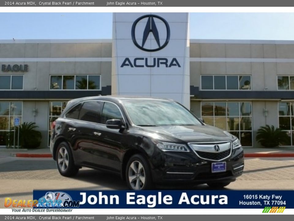 2014 Acura MDX Crystal Black Pearl / Parchment Photo #1