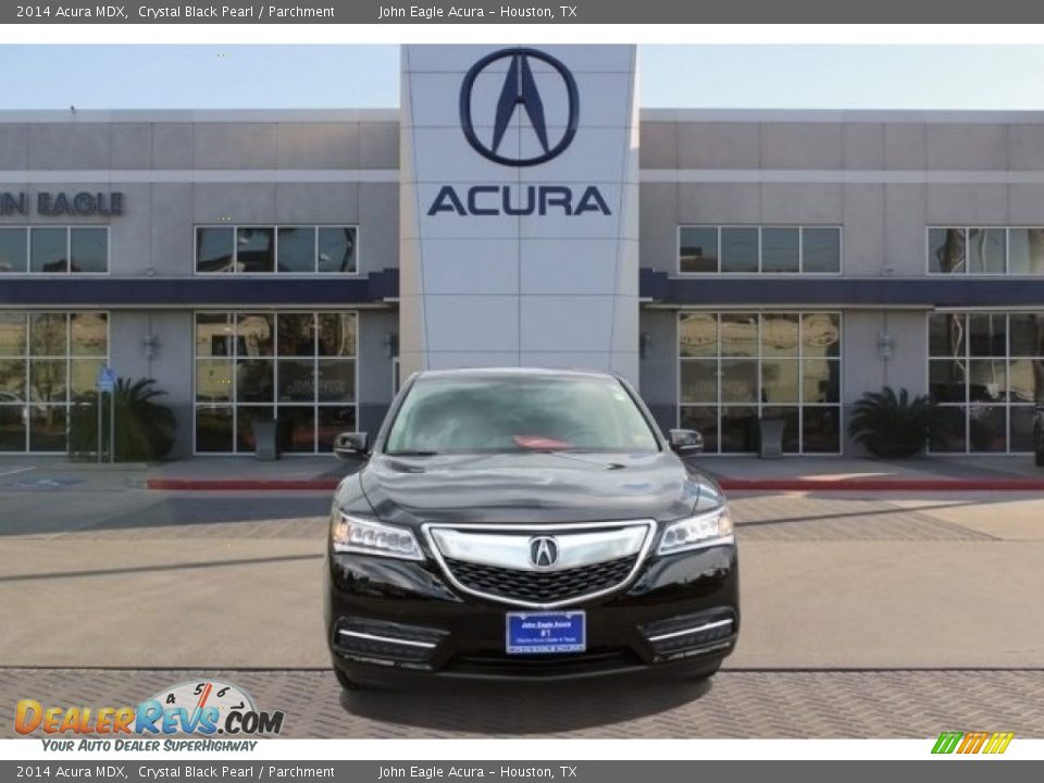 2014 Acura MDX Crystal Black Pearl / Parchment Photo #3
