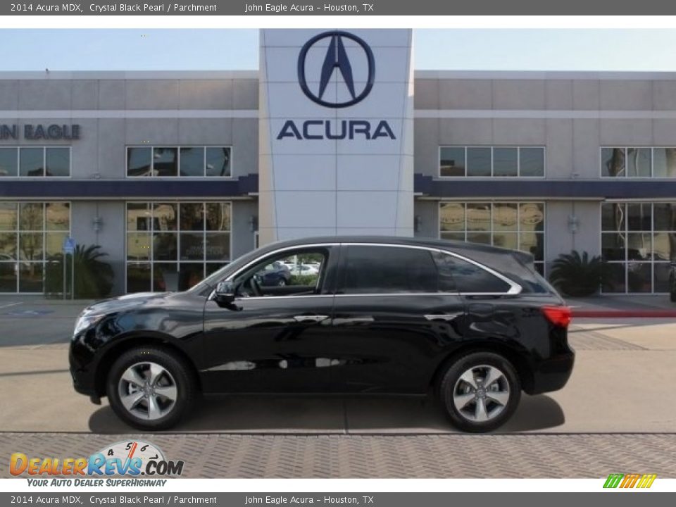 2014 Acura MDX Crystal Black Pearl / Parchment Photo #5
