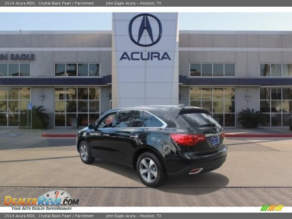 2014 Acura MDX Crystal Black Pearl / Parchment Photo #6
