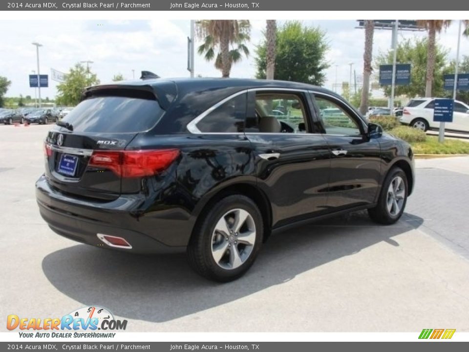 2014 Acura MDX Crystal Black Pearl / Parchment Photo #8