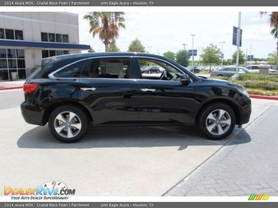 2014 Acura MDX Crystal Black Pearl / Parchment Photo #10