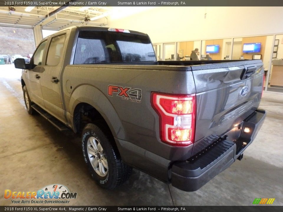 2018 Ford F150 XL SuperCrew 4x4 Magnetic / Earth Gray Photo #3