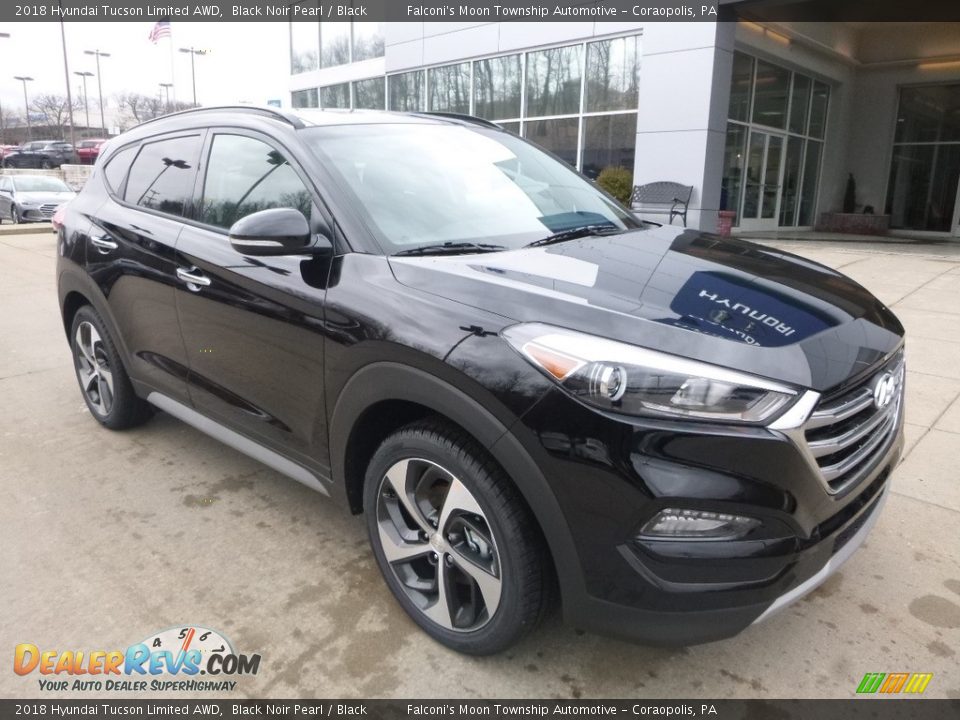 2018 Hyundai Tucson Limited AWD Black Noir Pearl / Black Photo #3