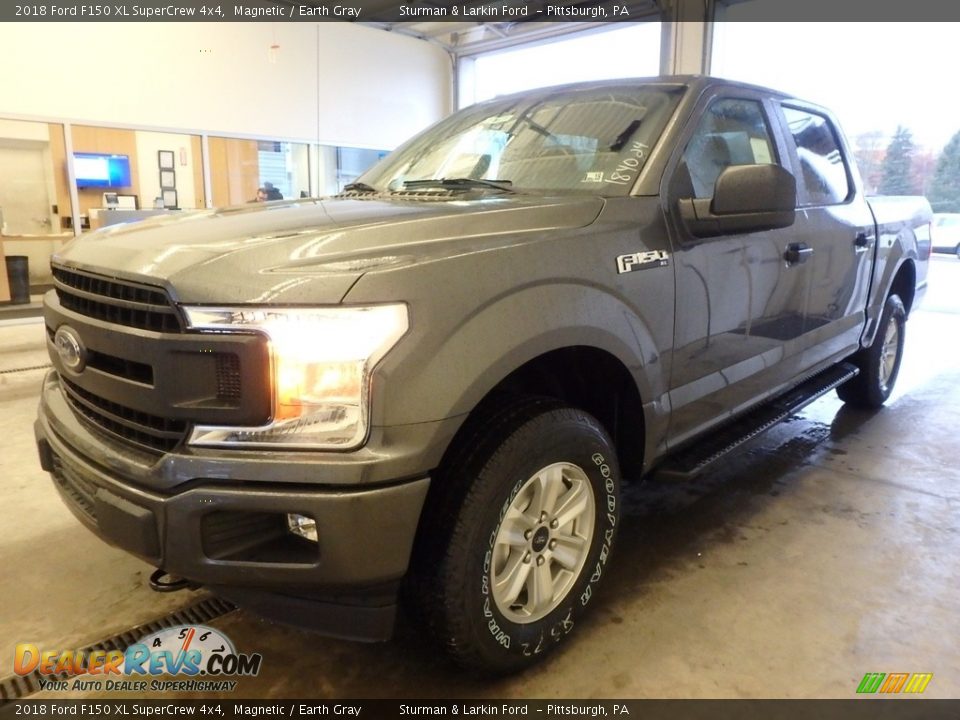 2018 Ford F150 XL SuperCrew 4x4 Magnetic / Earth Gray Photo #4