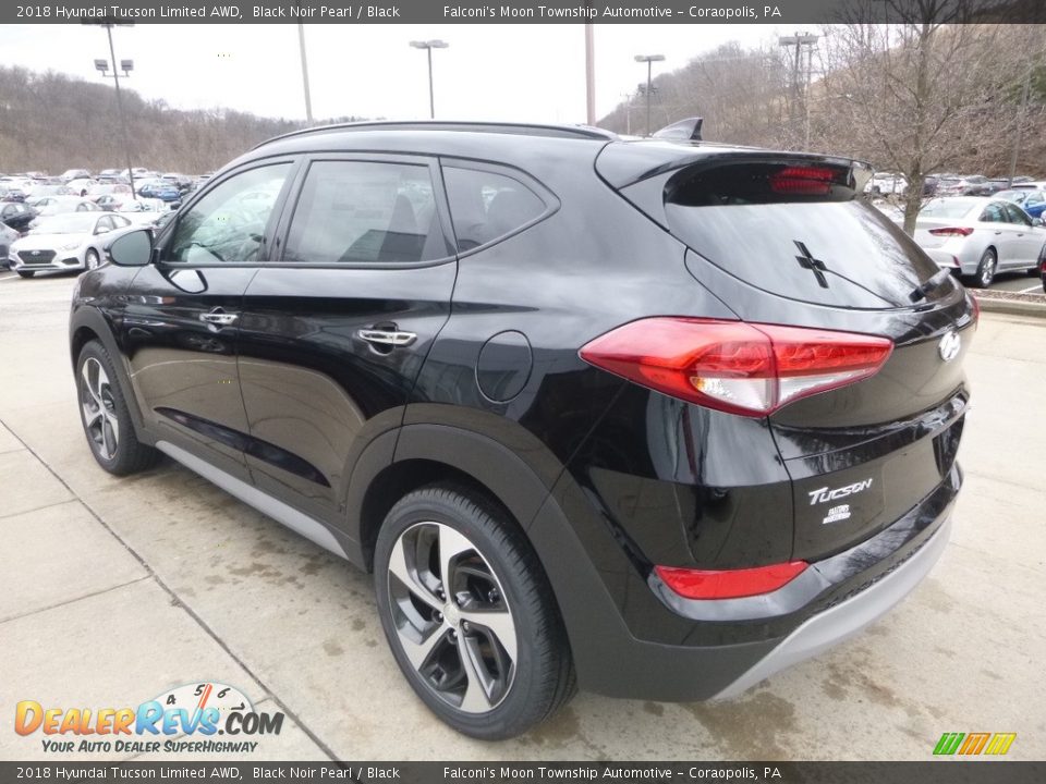 2018 Hyundai Tucson Limited AWD Black Noir Pearl / Black Photo #6