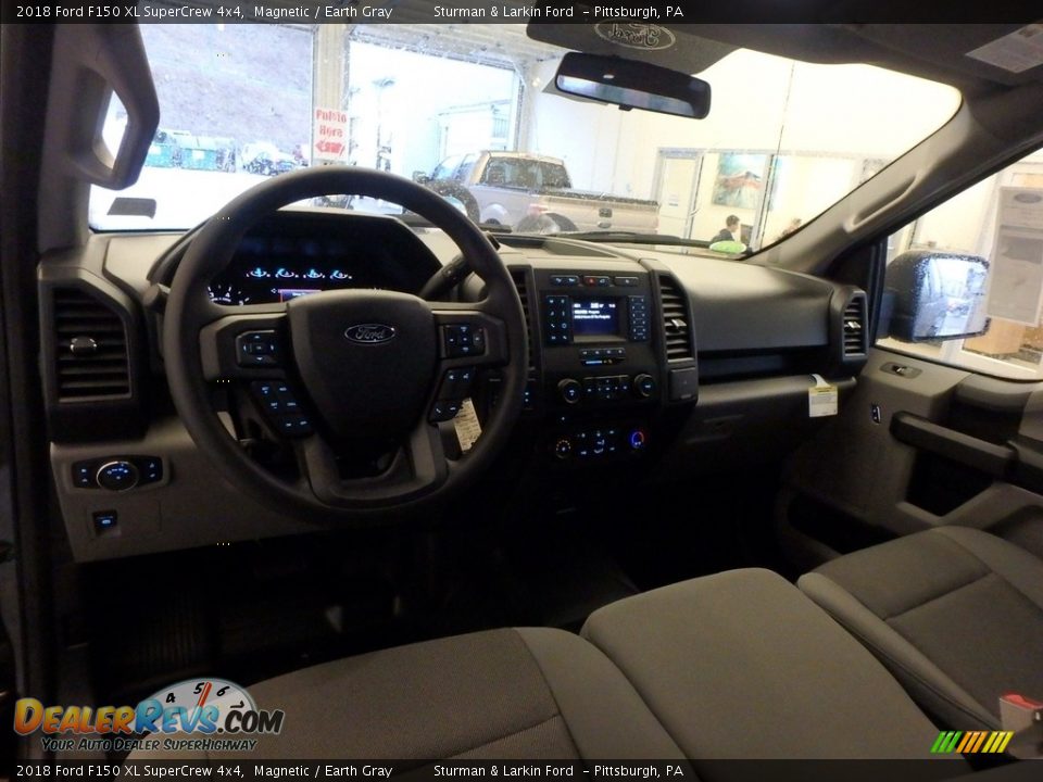 2018 Ford F150 XL SuperCrew 4x4 Magnetic / Earth Gray Photo #8