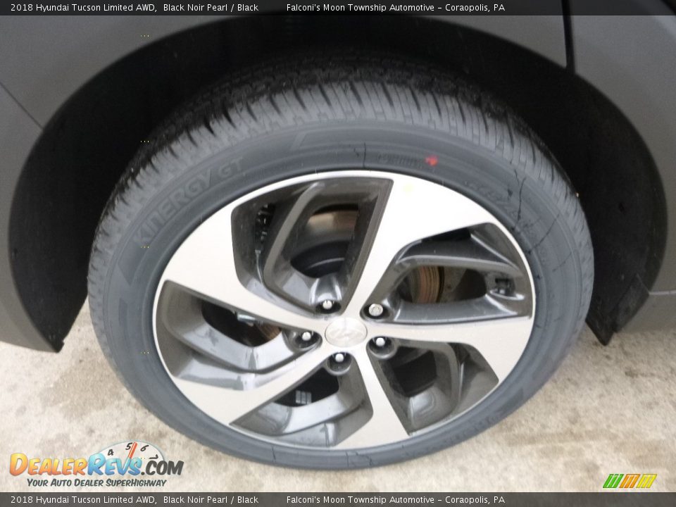 2018 Hyundai Tucson Limited AWD Black Noir Pearl / Black Photo #7