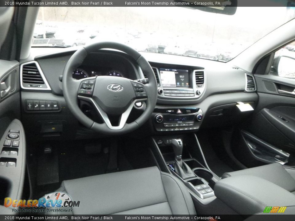 2018 Hyundai Tucson Limited AWD Black Noir Pearl / Black Photo #9