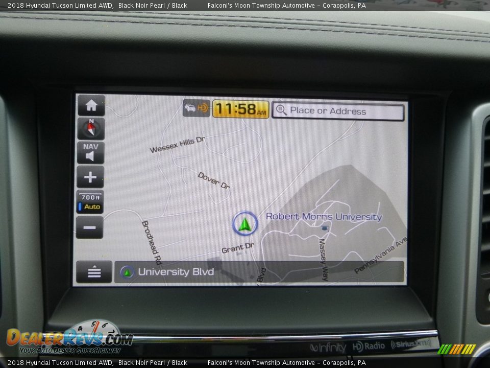 2018 Hyundai Tucson Limited AWD Black Noir Pearl / Black Photo #13