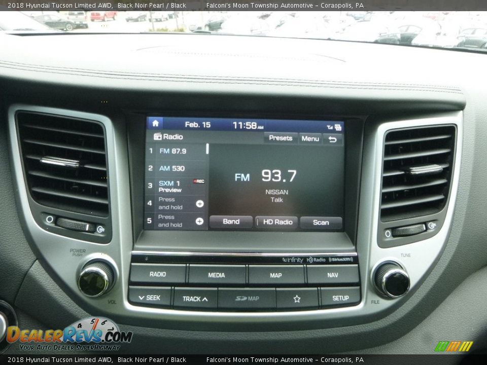 2018 Hyundai Tucson Limited AWD Black Noir Pearl / Black Photo #14