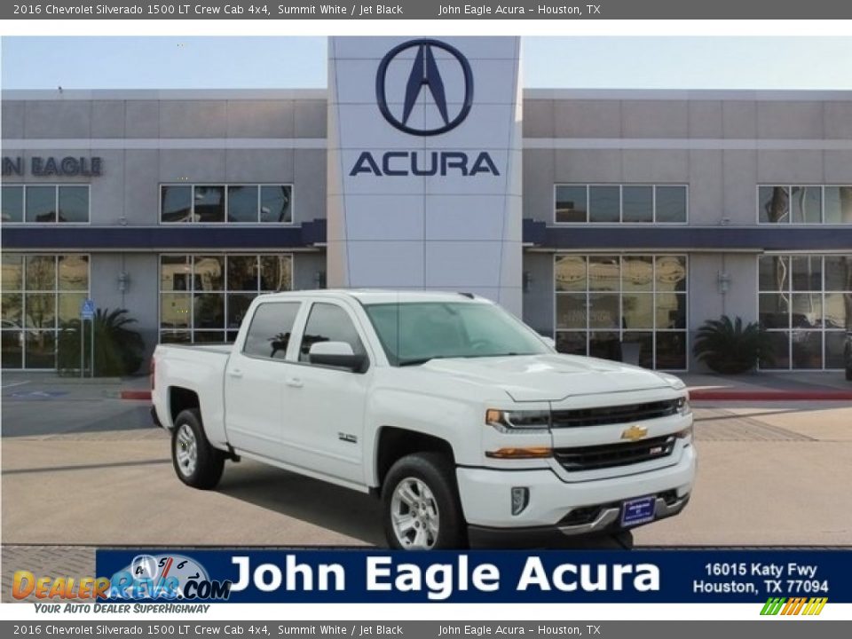2016 Chevrolet Silverado 1500 LT Crew Cab 4x4 Summit White / Jet Black Photo #1