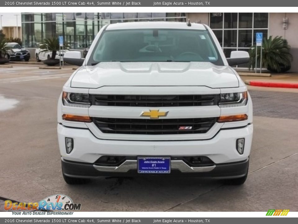 2016 Chevrolet Silverado 1500 LT Crew Cab 4x4 Summit White / Jet Black Photo #2