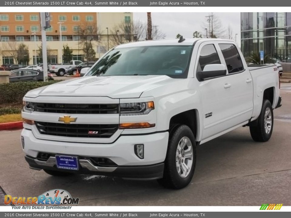 2016 Chevrolet Silverado 1500 LT Crew Cab 4x4 Summit White / Jet Black Photo #3