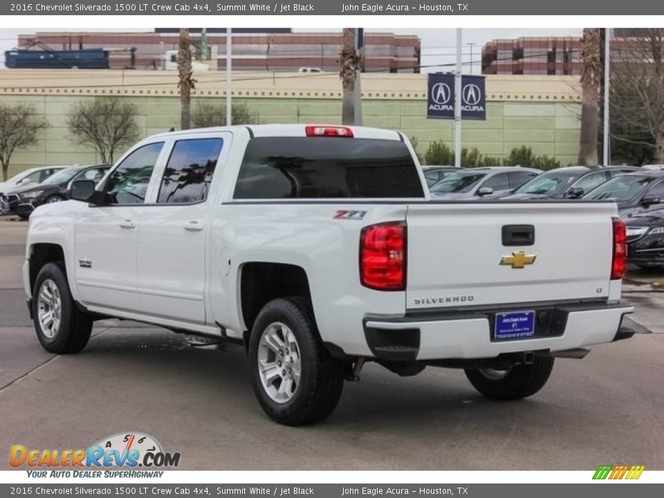 2016 Chevrolet Silverado 1500 LT Crew Cab 4x4 Summit White / Jet Black Photo #5