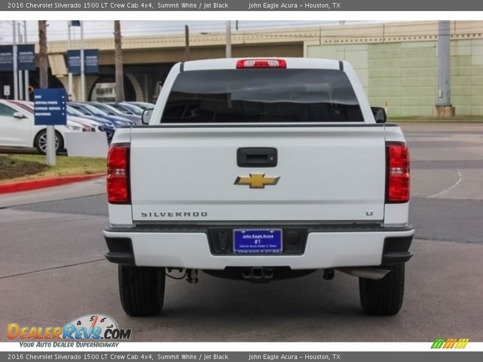 2016 Chevrolet Silverado 1500 LT Crew Cab 4x4 Summit White / Jet Black Photo #6
