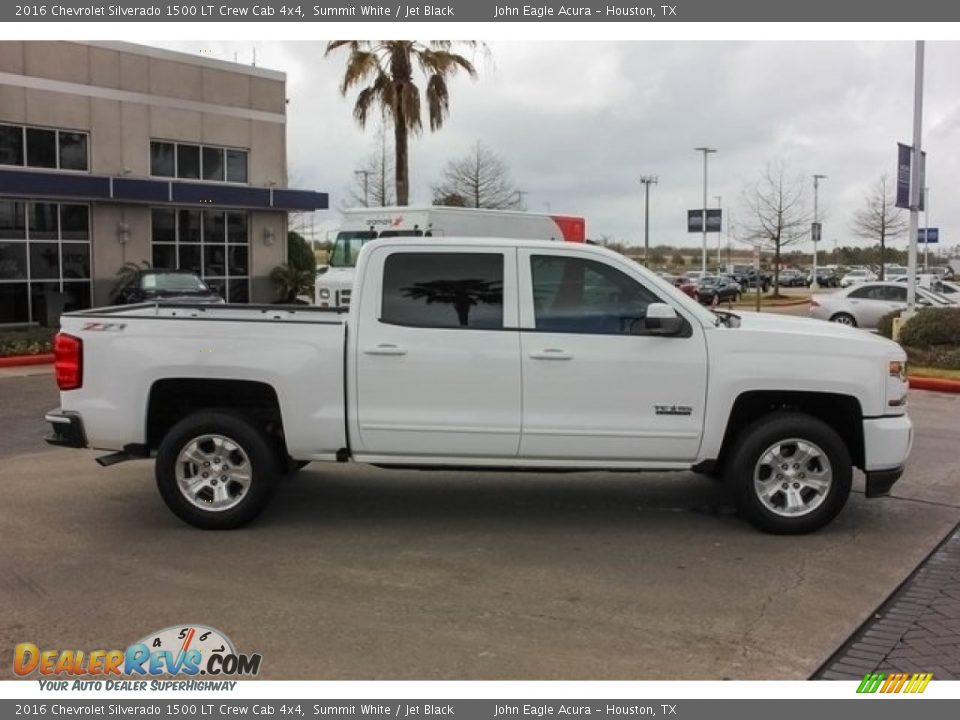 2016 Chevrolet Silverado 1500 LT Crew Cab 4x4 Summit White / Jet Black Photo #8