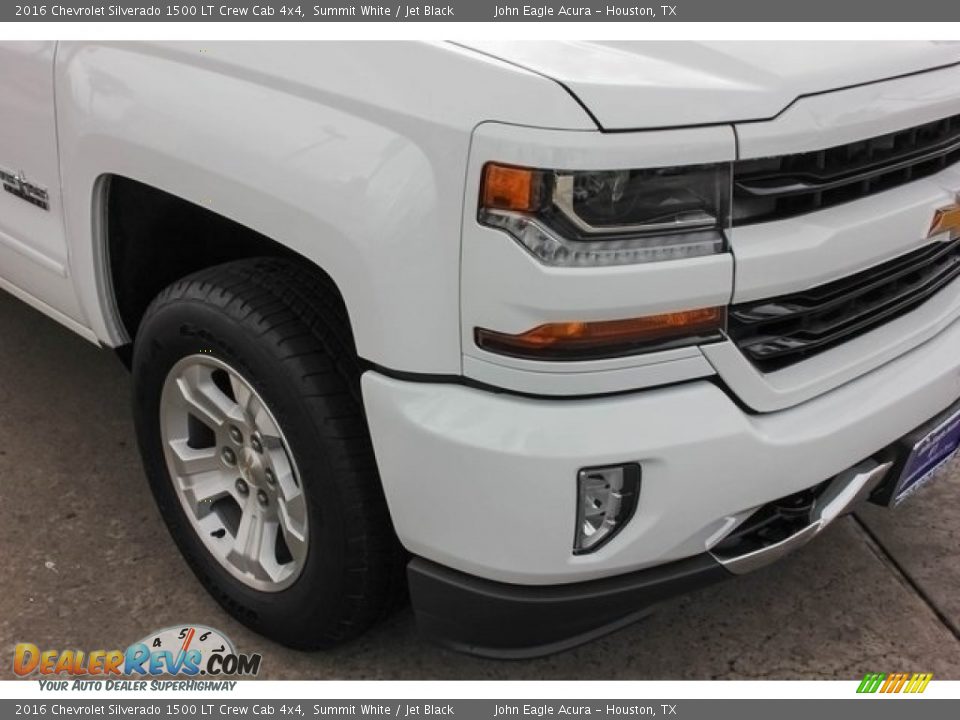 2016 Chevrolet Silverado 1500 LT Crew Cab 4x4 Summit White / Jet Black Photo #10