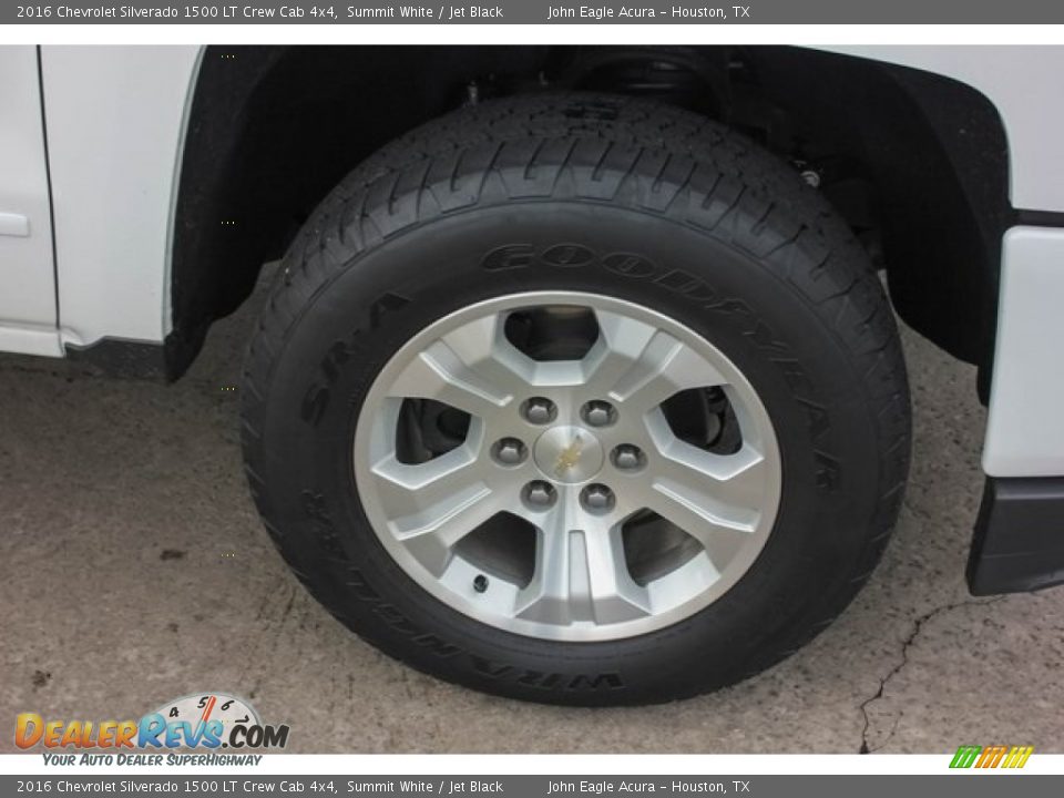 2016 Chevrolet Silverado 1500 LT Crew Cab 4x4 Summit White / Jet Black Photo #11