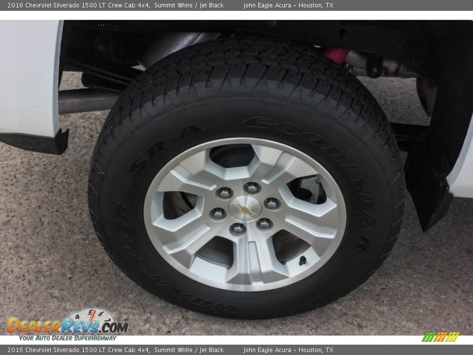 2016 Chevrolet Silverado 1500 LT Crew Cab 4x4 Summit White / Jet Black Photo #12