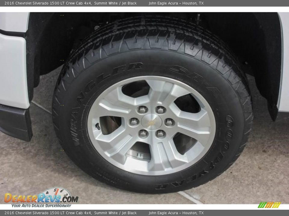 2016 Chevrolet Silverado 1500 LT Crew Cab 4x4 Summit White / Jet Black Photo #14