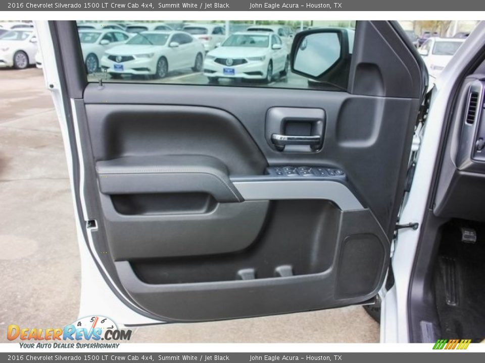 2016 Chevrolet Silverado 1500 LT Crew Cab 4x4 Summit White / Jet Black Photo #16