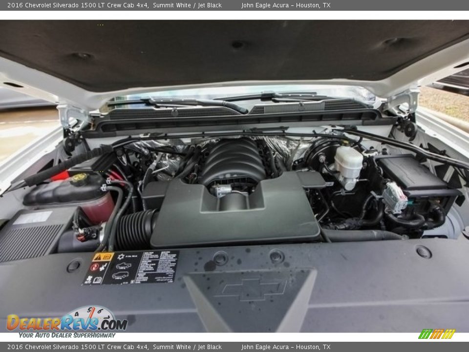 2016 Chevrolet Silverado 1500 LT Crew Cab 4x4 Summit White / Jet Black Photo #27