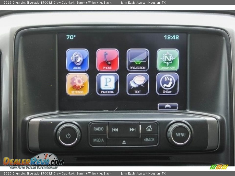 2016 Chevrolet Silverado 1500 LT Crew Cab 4x4 Summit White / Jet Black Photo #30