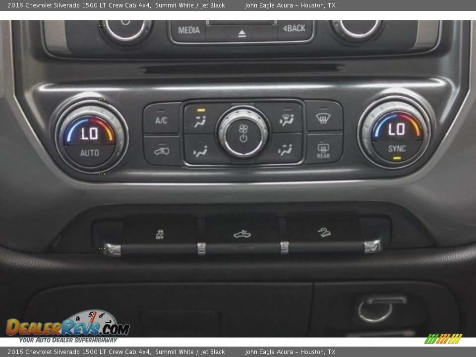 2016 Chevrolet Silverado 1500 LT Crew Cab 4x4 Summit White / Jet Black Photo #31