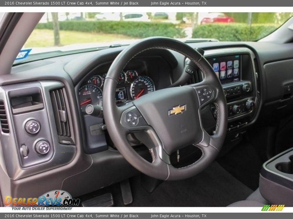 2016 Chevrolet Silverado 1500 LT Crew Cab 4x4 Summit White / Jet Black Photo #32