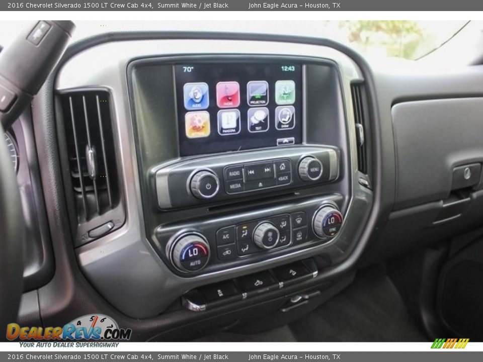 2016 Chevrolet Silverado 1500 LT Crew Cab 4x4 Summit White / Jet Black Photo #33