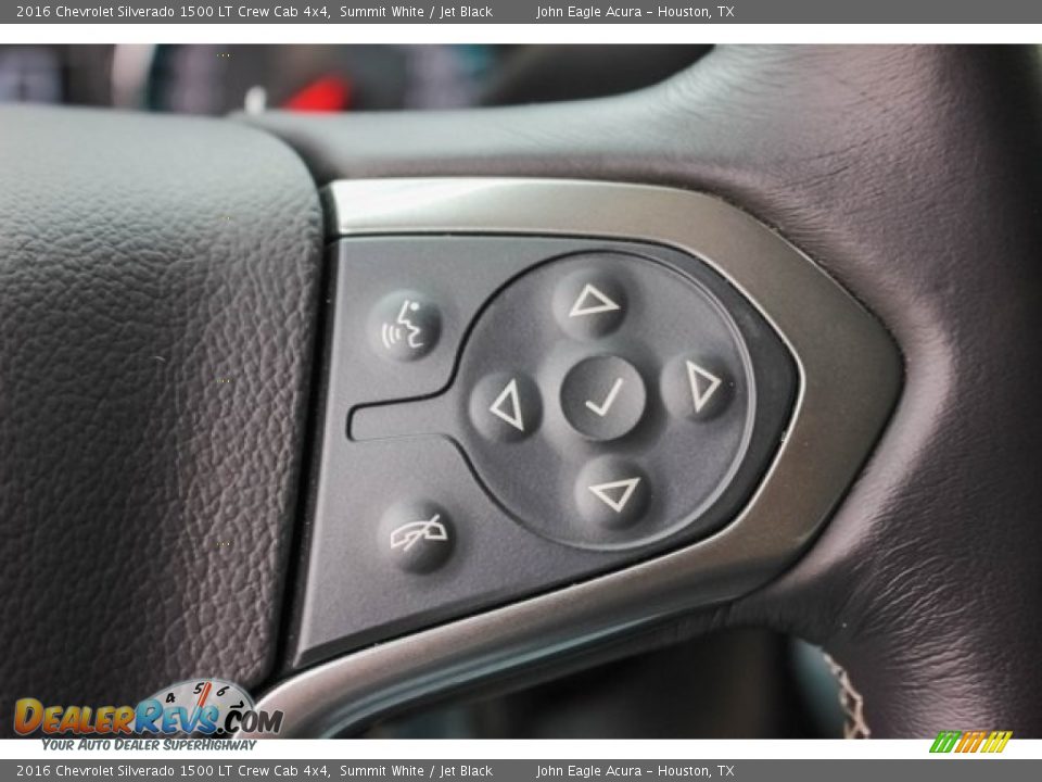 2016 Chevrolet Silverado 1500 LT Crew Cab 4x4 Summit White / Jet Black Photo #36