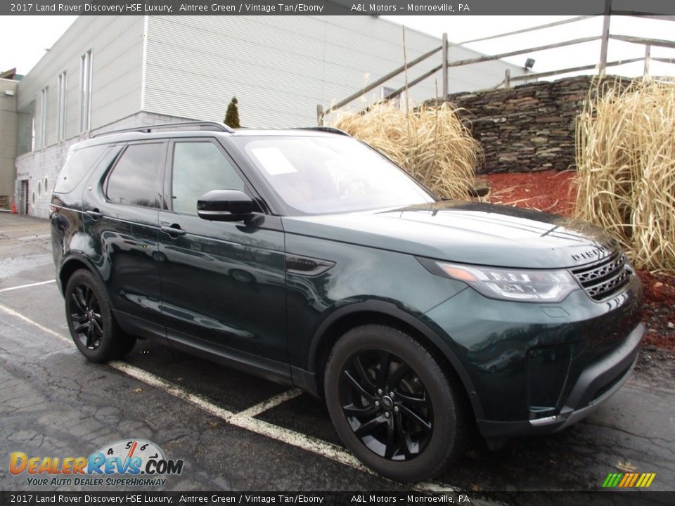 2017 Land Rover Discovery HSE Luxury Aintree Green / Vintage Tan/Ebony Photo #1