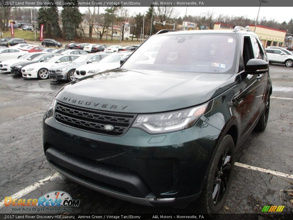 2017 Land Rover Discovery HSE Luxury Aintree Green / Vintage Tan/Ebony Photo #7
