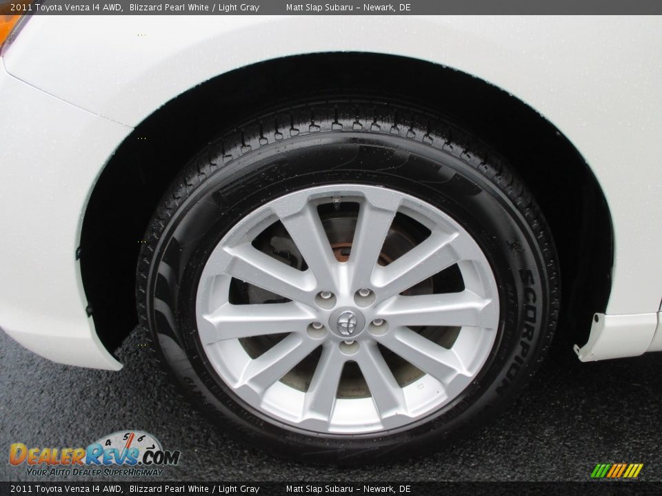 2011 Toyota Venza I4 AWD Blizzard Pearl White / Light Gray Photo #24