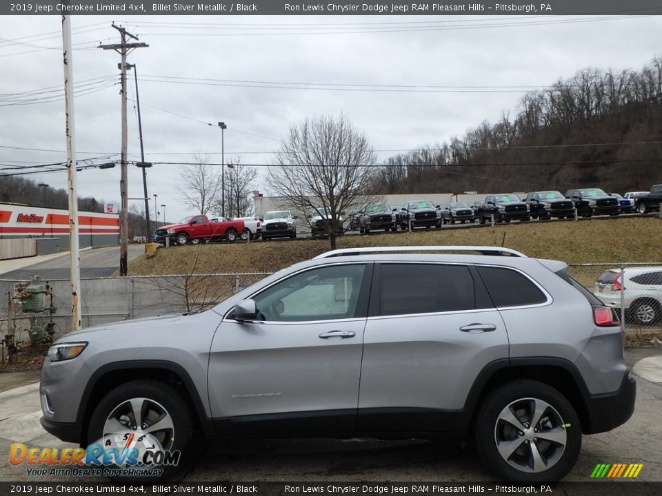 Billet Silver Metallic 2019 Jeep Cherokee Limited 4x4 Photo #2