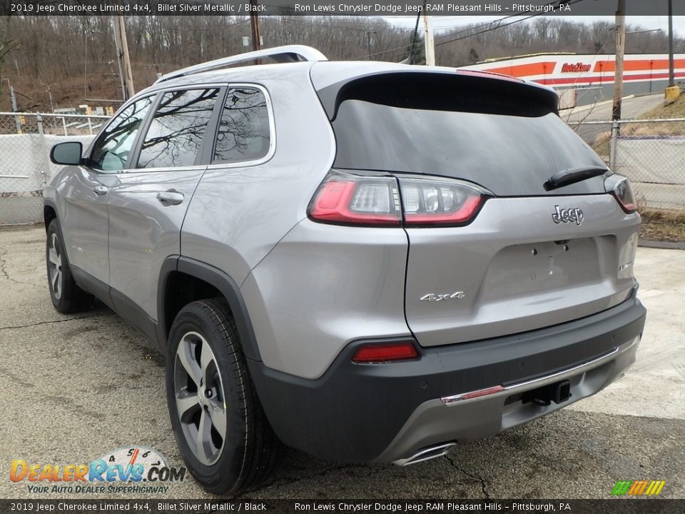 2019 Jeep Cherokee Limited 4x4 Billet Silver Metallic / Black Photo #3