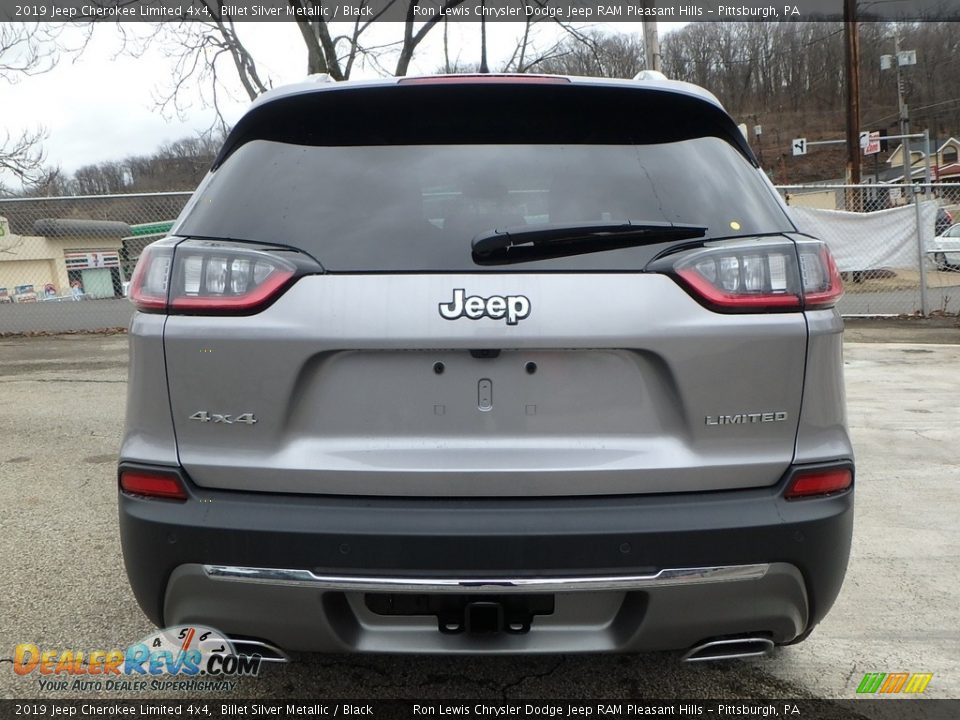 2019 Jeep Cherokee Limited 4x4 Billet Silver Metallic / Black Photo #4