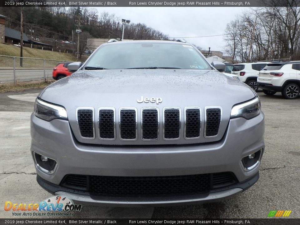 2019 Jeep Cherokee Limited 4x4 Billet Silver Metallic / Black Photo #8