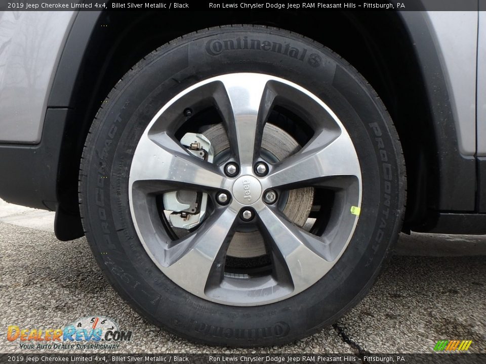 2019 Jeep Cherokee Limited 4x4 Billet Silver Metallic / Black Photo #9