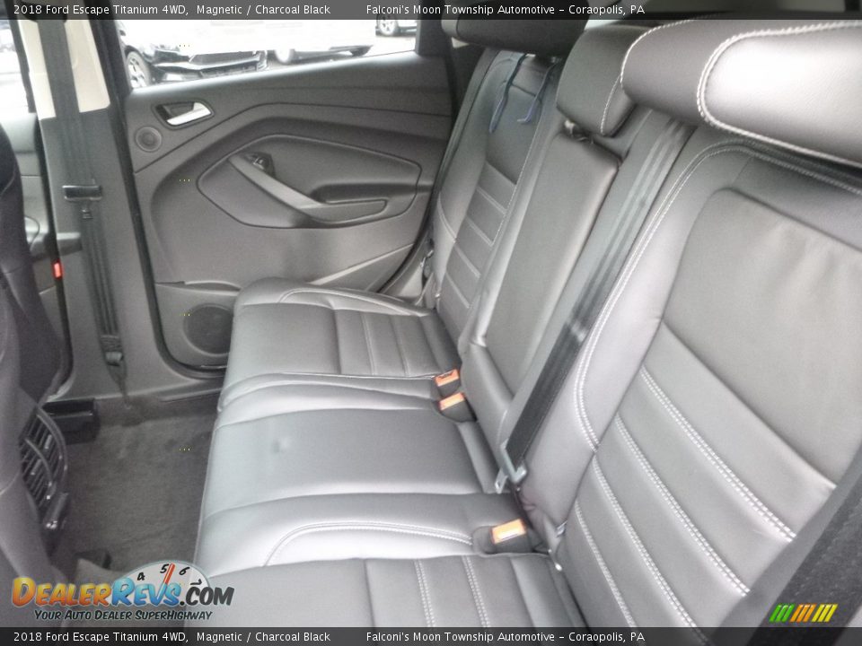 2018 Ford Escape Titanium 4WD Magnetic / Charcoal Black Photo #8