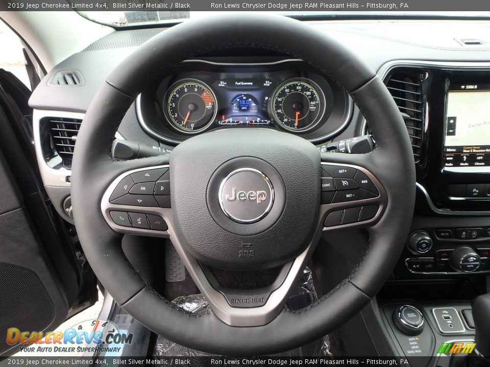 2019 Jeep Cherokee Limited 4x4 Steering Wheel Photo #20