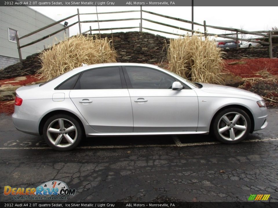 2012 Audi A4 2.0T quattro Sedan Ice Silver Metallic / Light Gray Photo #2