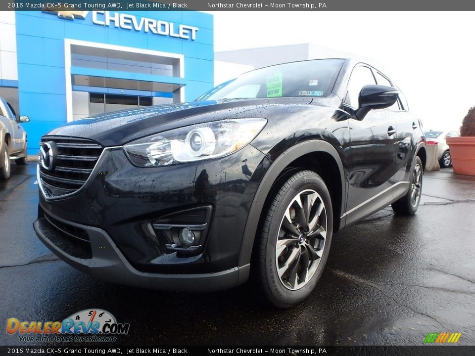 2016 Mazda CX-5 Grand Touring AWD Jet Black Mica / Black Photo #2