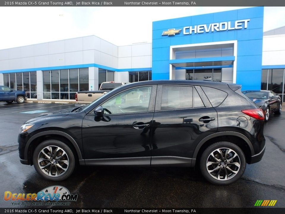 2016 Mazda CX-5 Grand Touring AWD Jet Black Mica / Black Photo #3