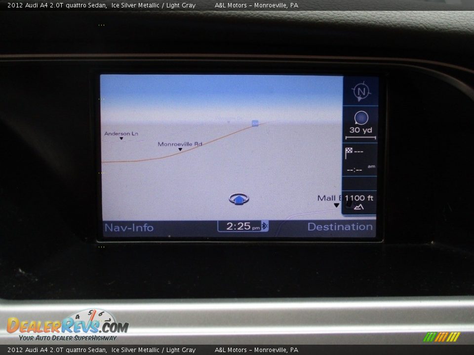 2012 Audi A4 2.0T quattro Sedan Ice Silver Metallic / Light Gray Photo #16